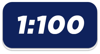 1 to 100 - Top Bar Button - chelsea888m