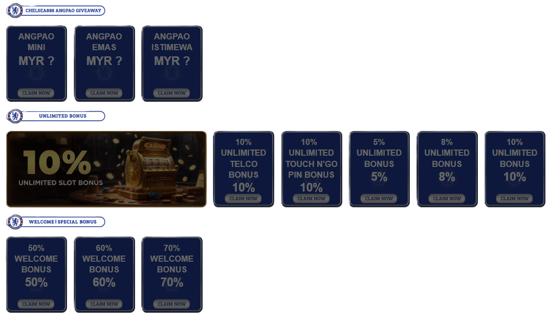 Chelsea888 - Promotion 1 - Desktop Version - chelsea888m