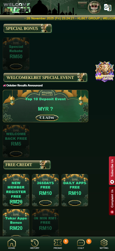 WelcomeKLBet - Promotion - chelsea888m