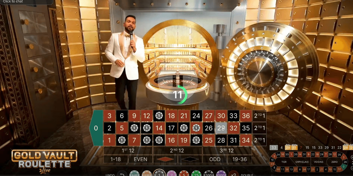 Gold Vault Roulette - Gameplay 2 - chelsea888m